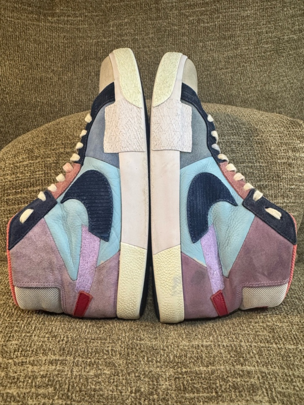 Nike SB Zoom Blazer Men’s Mosaic Pack Mid Skateboard Shoes FA8854-500 Sz 8 - Picture 6 of 11